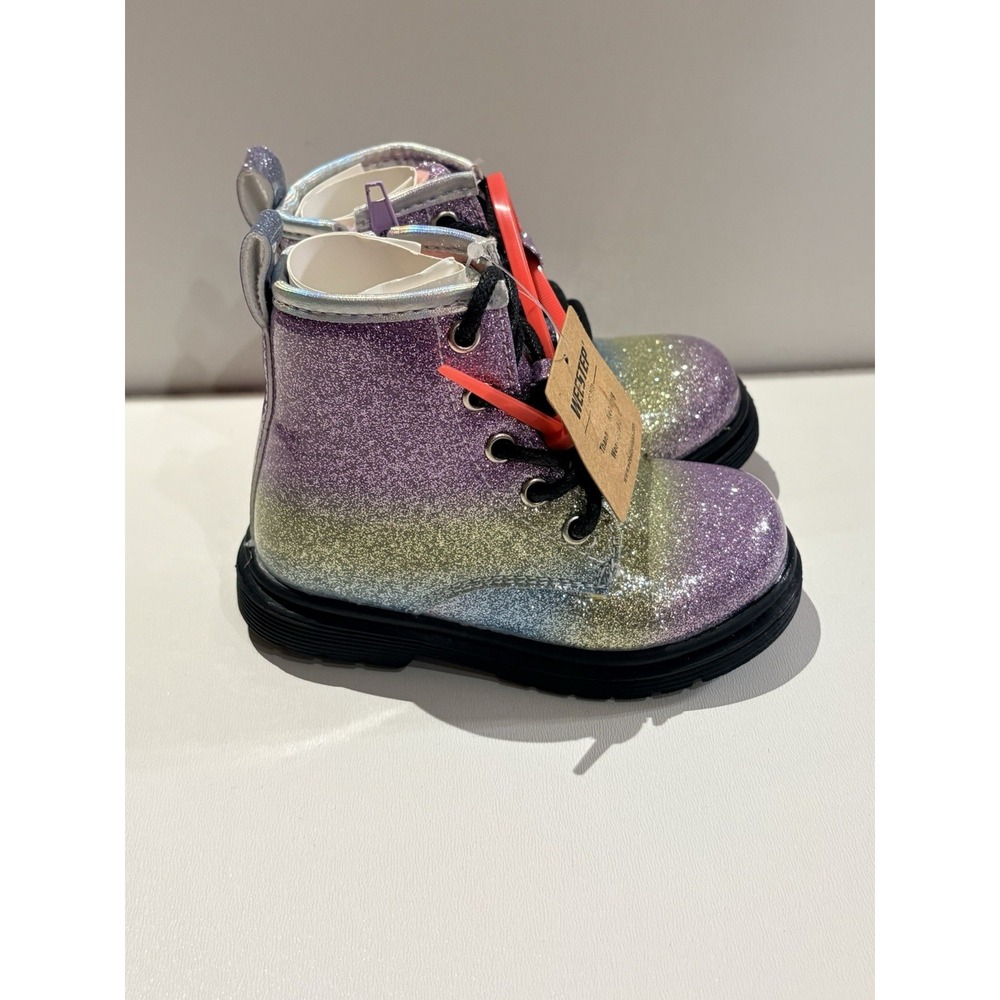 Weestep Size 5 Toddler‎ Multicolor Glittery Boots